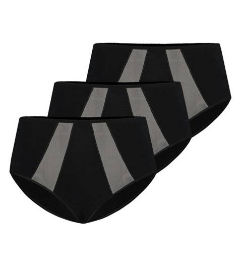 Figi z wysokim stanem wielopak Vicky Teyli - czarny