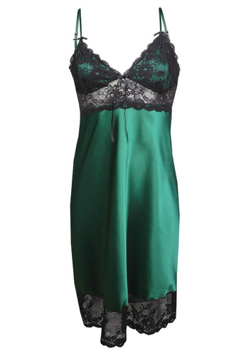 Halka satynowa Deyla DKaren zielony 