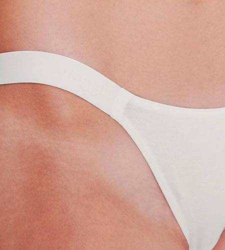 Figi Damskie Casual Tiny tanga 2-pak Sloggi Go - silk white