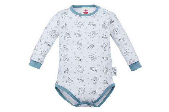 Body z długim rękawem "SWEET DREAMS" Makoma sowy
