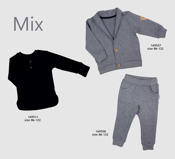 169511 Mix Bluzka z długim rękawem Nicol - czarny