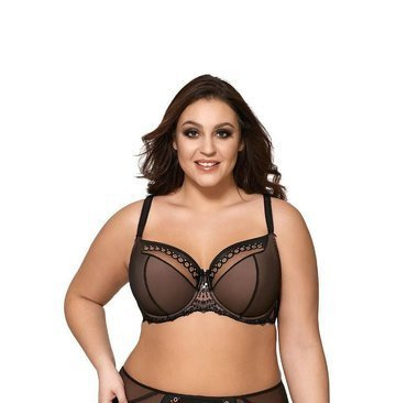 Biustonosz półusztywniany  1896  Ava czarny