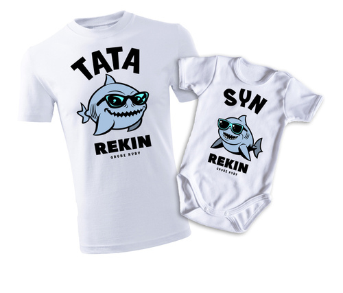 ZESTAW ojciec syn "REKINY grube ryby"  Moocha 