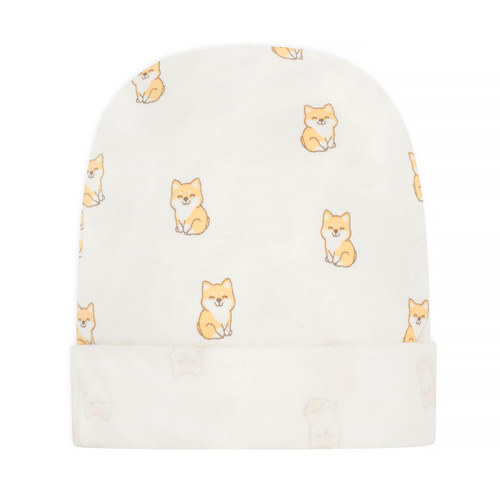 Czapka Lovely Day Pinokio - ecru pieski