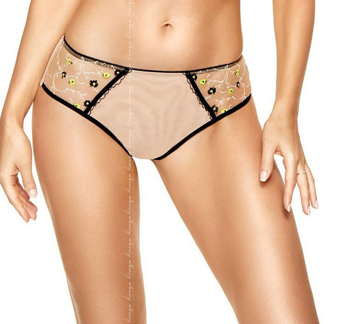  Figi Damskie Brazyliany B-734/2 Fluo Kinga beżowy