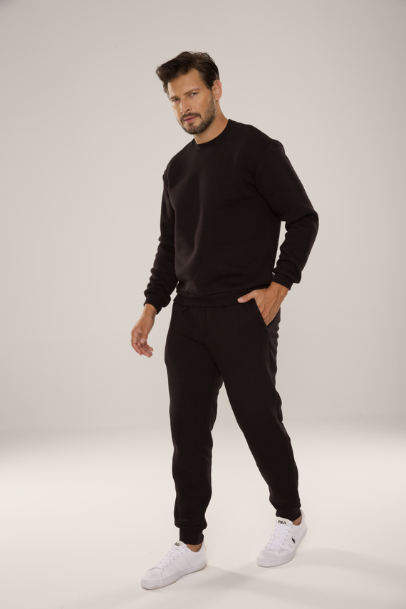 Bluza męska dresowa 813 Indigo Forex - czarny