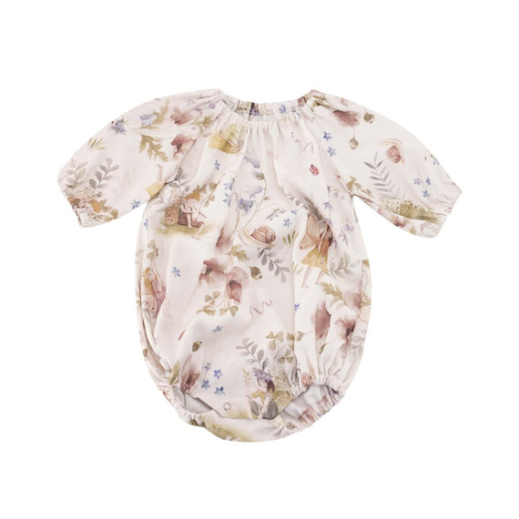 Body bambusowe niemowlęce długi rękaw Fairies Makaszka | Bambus 100%