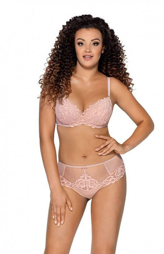 Biustonosz push-up 1990 Ava - pudrowy różowy