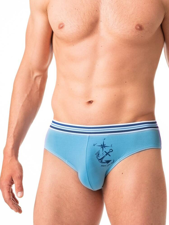 Slipy męskie MPP  779 2-pak Key granatowy niebieski