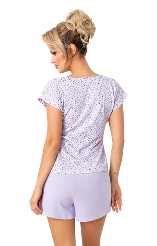 Piżama damska Fiorella Short Donna fioletowa