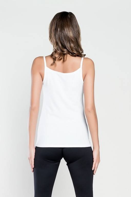 Ibiza Koszula Damska wąskie ramiączka Italian Fashion- limonka