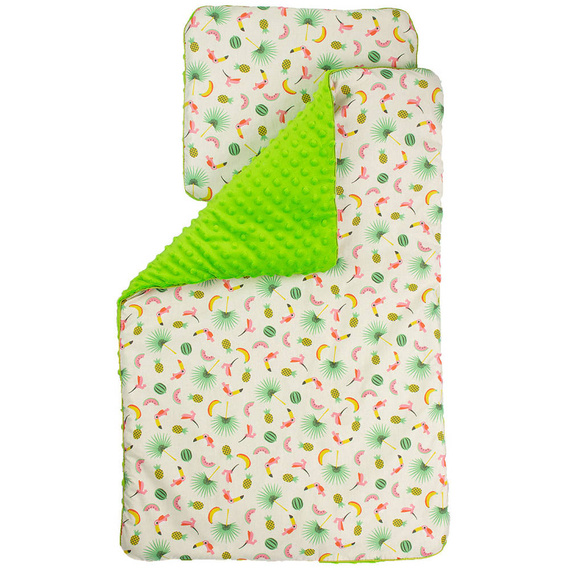 Komplet do wózka Trójkąty Martex niebieski