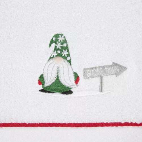 Ręcznik świąteczny dziadek mróz Gerda 1 Eurofirany biały