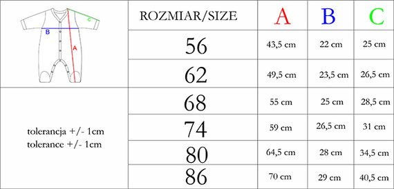 Pajacyk niemowlęcy 208031 Lizy Nicol