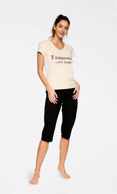 Piżama Damska 39595  Nesca Henderson sand