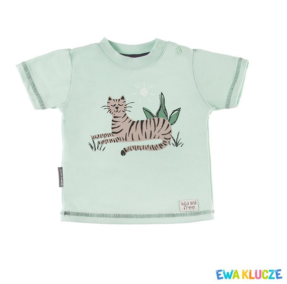 T-shirt dla chłopca "TIGER" Ewa Klucze - zielony