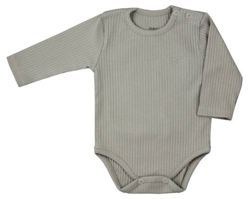 Body z długim rękawem Basic Koala  - beżowe