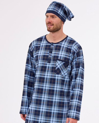 Koszula męska 110/28 Cornette granatowy 