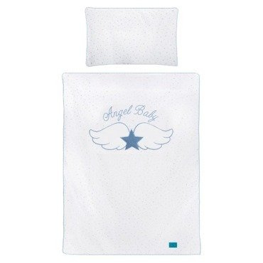 Pościel 2-elementy "SKRZYDEŁKA"  Belisima niebieska