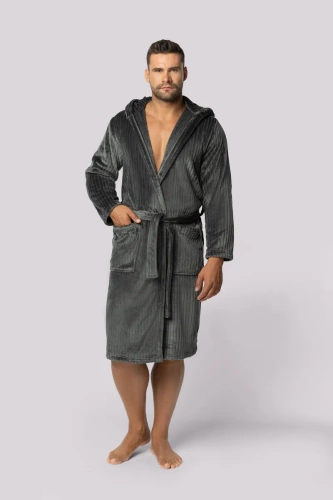 Szlafrok męski Felix Envie dark shadow 