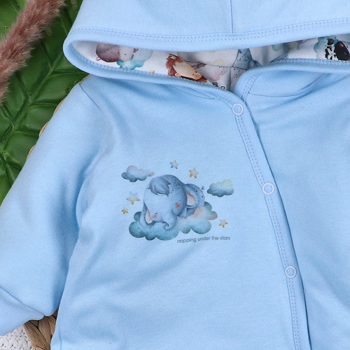 Kombinezon niemowlęcy Little Dreamers Nini z bawełny organicznej – ekologiczny, ocieplany, wygodny