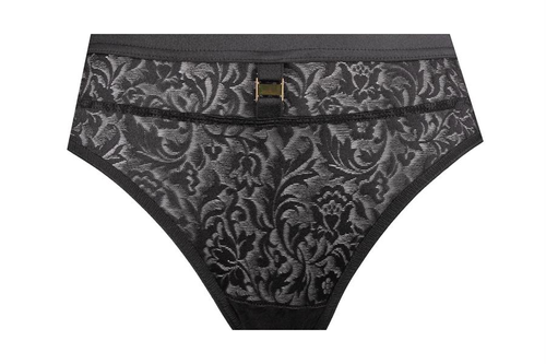 Unikat Madera – figi damskie czarne, gładkie, eleganckie i komfortowe