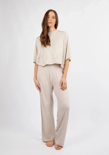 Komplet bambusowy DK-K-B20 Dkaren - ecru