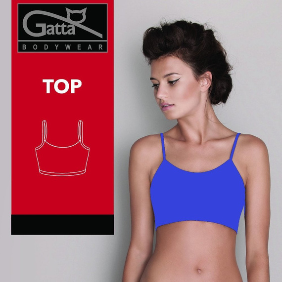 Top damski biustonosz 43K 611 Gatta czerwony