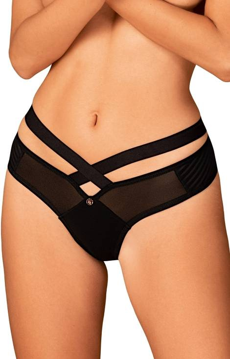 Figi damskie Brasica Panties Obsessive czarny