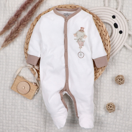 Nini Circus – pajac niemowlęcy z organicznej bawełny, delikatny i ekologiczny