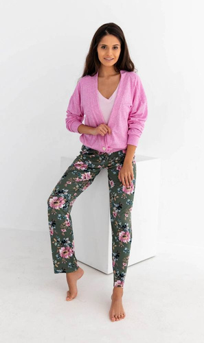Kardigan Szlafrok Pinkey Sensis - różowy melanż