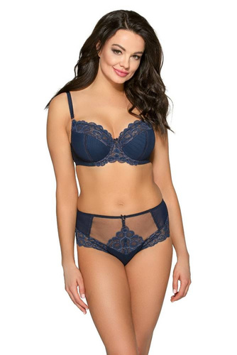 Półusztywniany Biustonosz 1992 Ava - granatowy