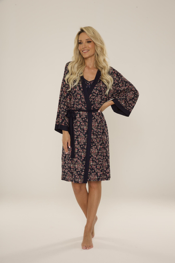 Szlafrok damski 468 Mia Forex - granat