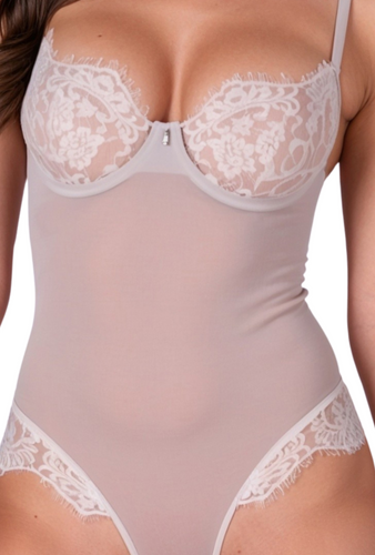 Body damskie Zovel Light Grey Passion szare – kobieca elegancja i styl