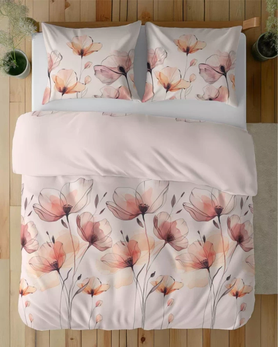 Pościel Satin Stories Detexpol 5492 A | Miękka bawełna satynowa, elegancki zestaw prezentowy