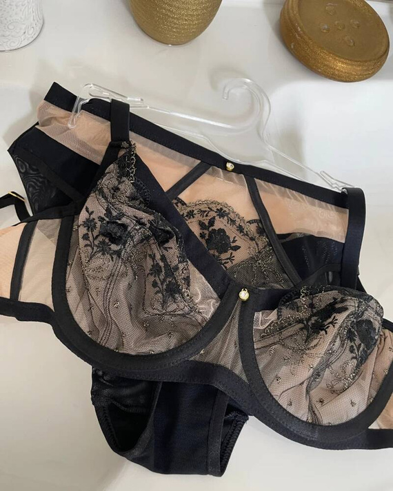 Biustonosz miękki soft 19220 Cabarette II Mediolano czarny