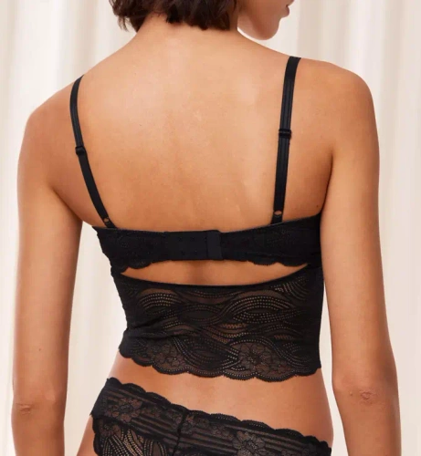 Biustonosz gorsetowy Lift Smart Bustier Triumph czarny