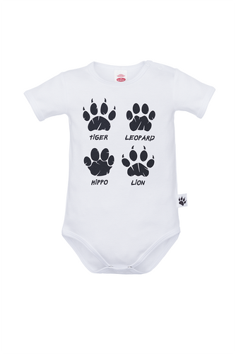 "WILD WORLD"  Body z krótkim rękawem Makoma czarny