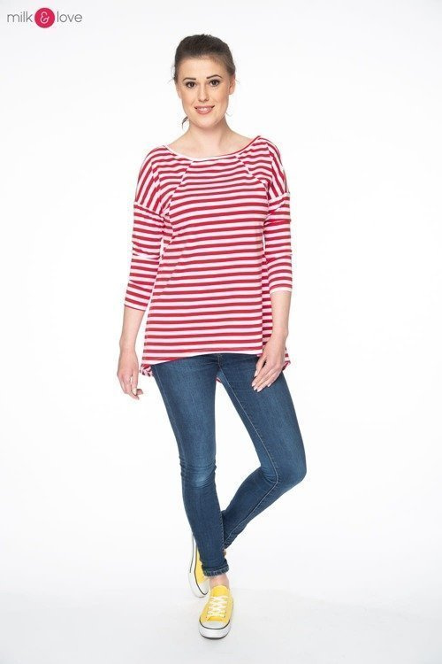 Bluzka ciążowa i do karmienia Mommy Milk&Love morska zieleń