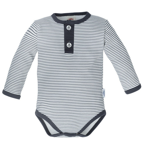 Body guzik z długim rękawem "LA MER" Makoma druk