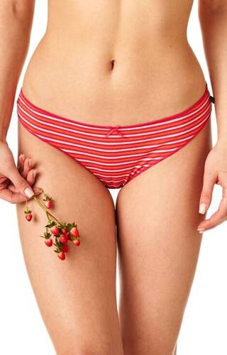 Figi damskie 2-pak LPR 331 B22 A'2 Key różowy-pomarańczowy