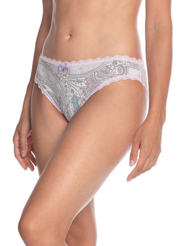 L-1409  MB A'2 Figi Damskie Lama  wrzosowy szary