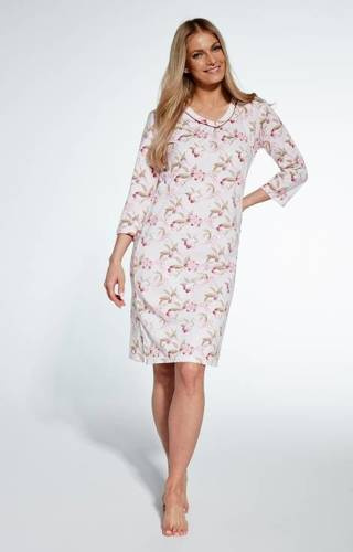Cornette Koszula nocna 483/361 Adele 2 - pudrowy