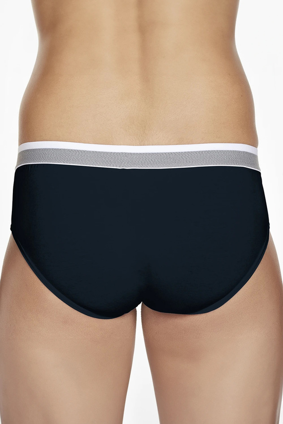 Slipy męskie Pierre Cardin PCU 402 granatowe – bawełniane, klasyczne, wygodne