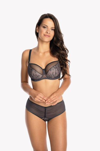 Biustonosz Półusztywniany BS 1037 Joy grafitowy