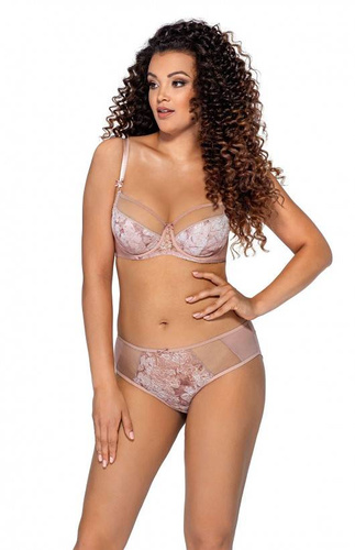 Półusztywniany Biustonosz 1981 Ava - różowy