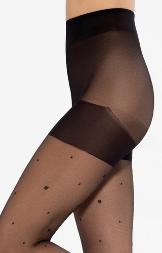 Body Plus Size Fashion 02 Rajstopy 20 den Gatta - nero