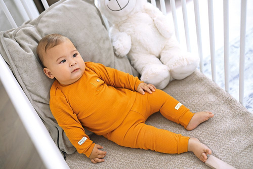 Bluzka wciągana z kieszonką "SIMPLY COMFY" Ewa Klucze- miodowy