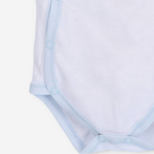 Body kopertowe z bawełny organicznej Sunny Nini biały 