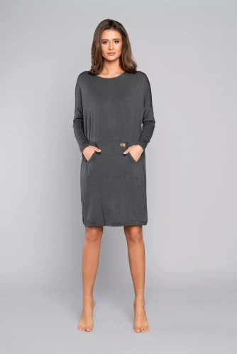 Tunika damska i ciążowa Tirana Italian Fashion- granat 